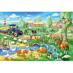 Schmidt Spiele (56353) - "Farmyard" - 48 pezzi