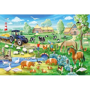 Schmidt Spiele (56353) - "Farmyard" - 48 pezzi