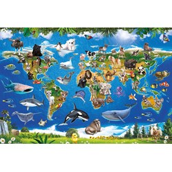Schmidt Spiele (56355) - "Animal World" - 150 pezzi