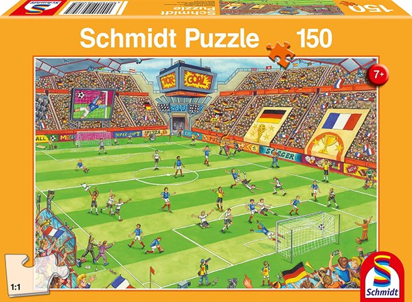Schmidt Spiele (56358) - "Football Stadium Finale" - 150 pezzi