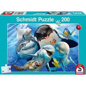 Schmidt Spiele (56360) - "Underwater Friends" - 200 pezzi