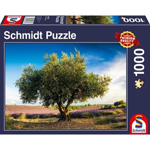 Schmidt Spiele (58357) - "Olive Tree in Provence" - 1000 pezzi