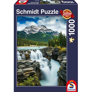 Schmidt Spiele (58360) - "Athabasca Falls, Canada" - 1000 pezzi