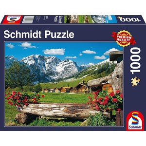 Schmidt Spiele (58368) - "Mountain View Idyll" - 1000 pezzi