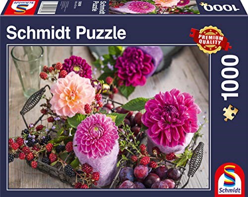 Schmidt Spiele (58369) - "Berries and Flowers" - 1000 pezzi