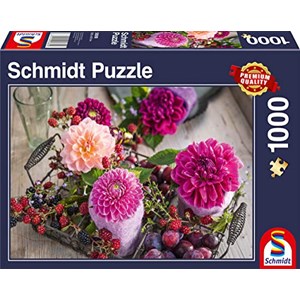 Schmidt Spiele (58369) - "Berries and Flowers" - 1000 pezzi