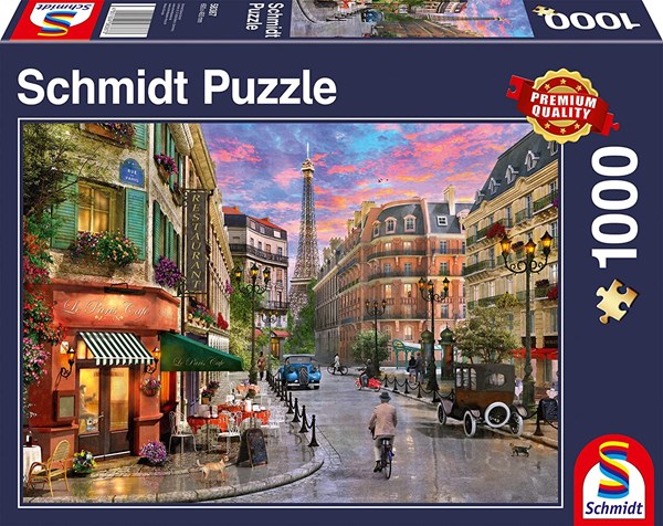 Schmidt Spiele (58387) - "Street to The Eiffel Tower" - 1000 pezzi