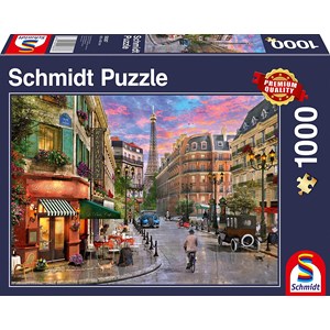 Schmidt Spiele (58387) - "Street to The Eiffel Tower" - 1000 pezzi