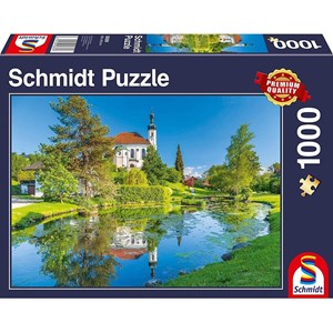 Schmidt Spiele (58389) - "Breitbrunn, Chiemgau" - 1000 pezzi