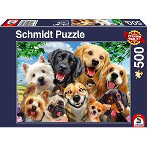 Schmidt Spiele (58390) - "Dog Selfie" - 500 pezzi
