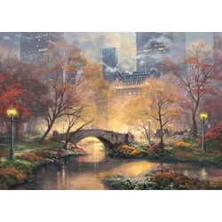 Schmidt Spiele (59496) - Thomas Kinkade: "Central Park in Autumn" - 1000 pezzi