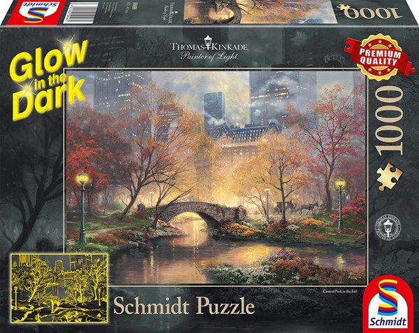 Schmidt Spiele (59496) - Thomas Kinkade: "Central Park in Autumn" - 1000 pezzi