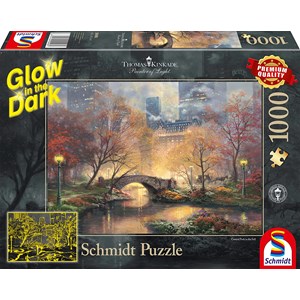 Schmidt Spiele (59496) - Thomas Kinkade: "Central Park in Autumn" - 1000 pezzi