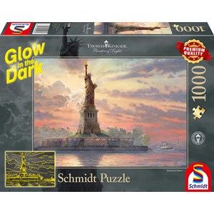 Schmidt Spiele (59498) - Thomas Kinkade: "Statue of Liberty" - 1000 pezzi