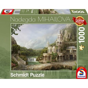 Schmidt Spiele (59611) - Nadegda Mihailova: "Palais in The Mountains" - 1000 pezzi
