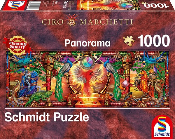 Schmidt Spiele (59615) - Ciro Marchetti: "In the Kingdom of the Firebird" - 1000 pezzi