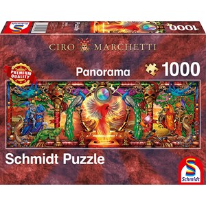 Schmidt Spiele (59615) - Ciro Marchetti: "In the Kingdom of the Firebird" - 1000 pezzi