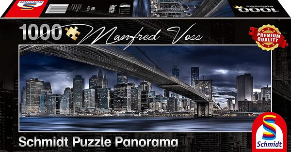 Schmidt Spiele (59621) - Manfred Voss: "New York, Dark Night" - 1000 pezzi