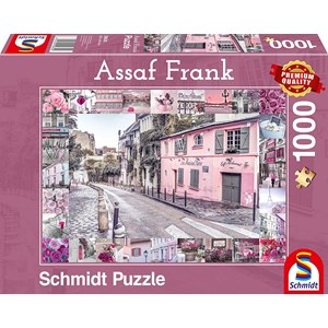 Schmidt Spiele (59630) - Assaf Frank: "Romantic Travel" - 1000 pezzi