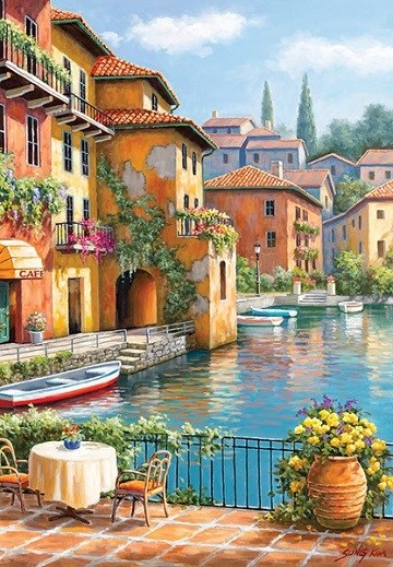 Anatolian (PER3294) - Sung Kim: "Café at the Canal" - 260 pezzi