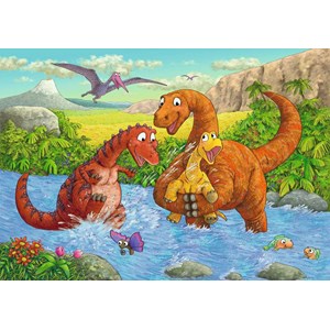 Ravensburger (05030) - "Dinosaurs at Play" - 24 pezzi