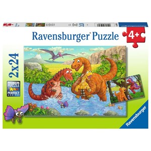 Ravensburger (05030) - "Dinosaurs at Play" - 24 pezzi