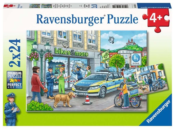 Ravensburger (05031) - "Police at Work" - 24 pezzi