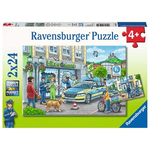 Ravensburger (05031) - "Police at Work" - 24 pezzi