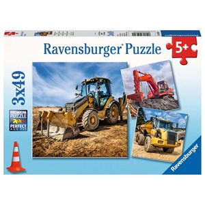 Ravensburger (05032) - "Diggers at Work" - 49 pezzi