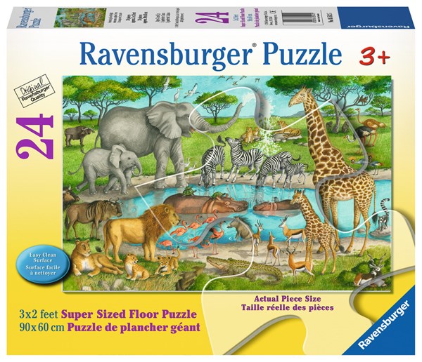 Ravensburger (05542) - "Watering Hole Delight" - 24 pezzi