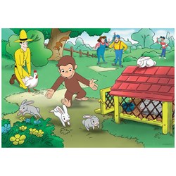 Ravensburger (05549) - "Curious George, Fun Giant" - 24 pezzi