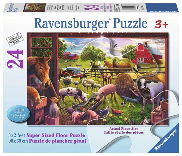 Ravensburger (05558) - "Animals of Bells Farm" - 24 pezzi