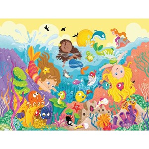 Ravensburger (05559) - "Splashing Mermaids" - 24 pezzi