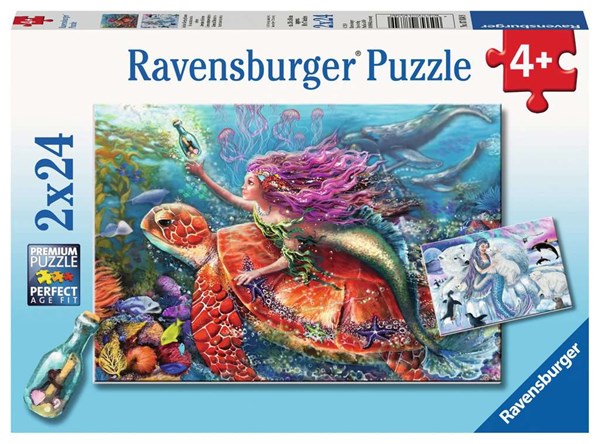 Ravensburger (07834) - "Mermaid Adventures" - 24 pezzi
