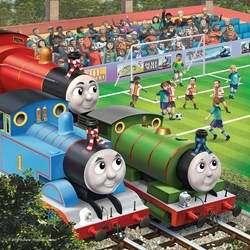 Ravensburger (08037) - "Thomas Watches Soccer" - 49 pezzi