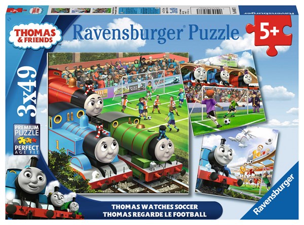 Ravensburger (08037) - "Thomas Watches Soccer" - 49 pezzi