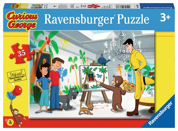 Ravensburger (08633) - "Look Curious George!" - 35 pezzi