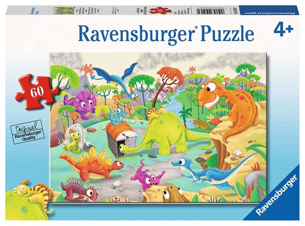 Ravensburger (09516) - "Time Traveling Dinos" - 60 pezzi