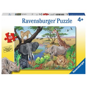 Ravensburger (09600) - "Safari Animals" - 60 pezzi