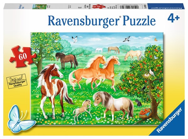 Ravensburger (09639) - "Mustang Meadow" - 60 pezzi