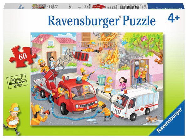 Ravensburger (09641) - "Firefighter Rescue!" - 60 pezzi