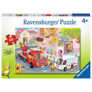 Ravensburger (09641) - "Firefighter Rescue!" - 60 pezzi