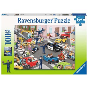 Ravensburger (10401) - "Police Patrol" - 100 pezzi