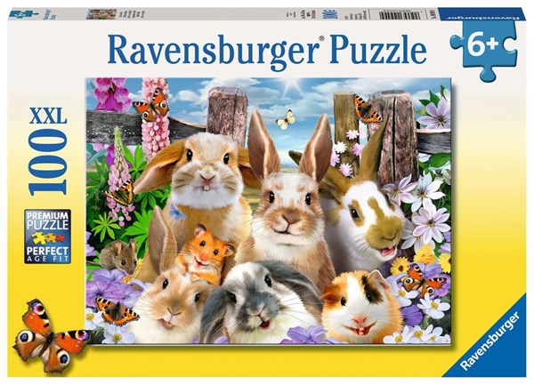 Ravensburger (10949) - "Rabbit Selfie" - 100 pezzi