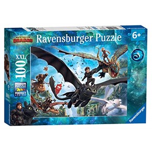 Ravensburger (10955) - "How to Train Your Dragon 3" - 100 pezzi
