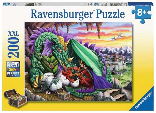 Ravensburger (12655) - "Queen of Dragons" - 200 pezzi