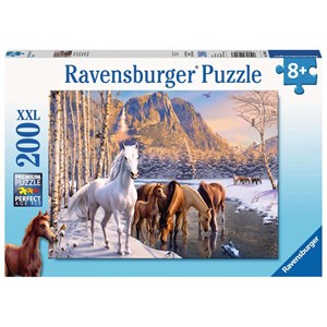 Ravensburger (12690) - "Winter Horses" - 200 pezzi