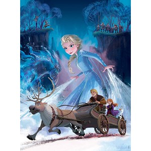 Ravensburger (12865) - "Disney Frozen 2, The Mysterious Forest" - 200 pezzi