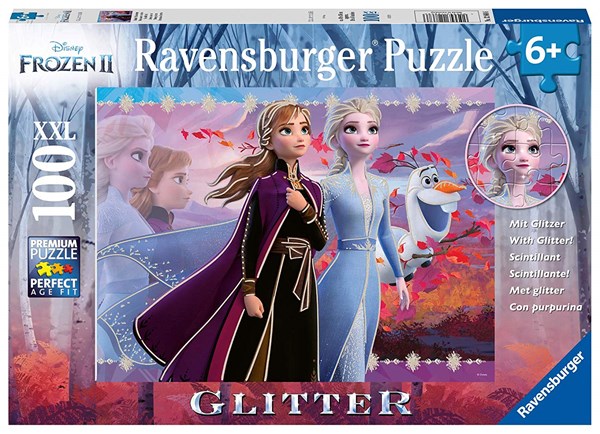 Ravensburger (12868) - "Disney Frozen 2, Strong Sisters" - 100 pezzi