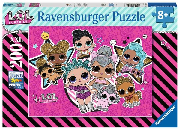 Ravensburger (12884) - "LOL Surprise, Girl Power" - 200 pezzi